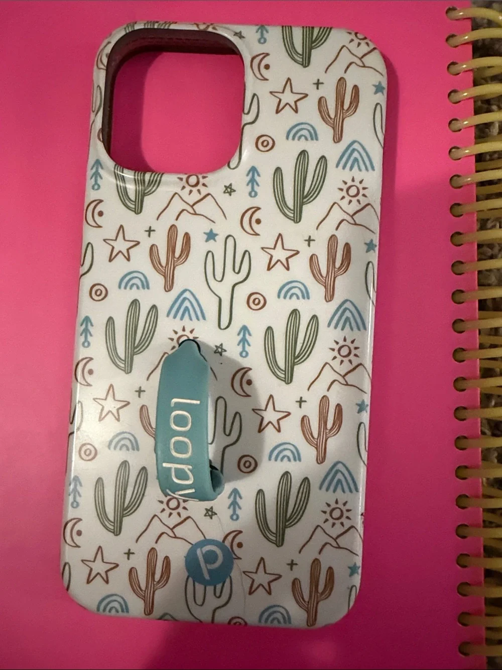 Loopy Case Desert Cactus Phone Case with Blue Loop iPhone 12 Pro Max